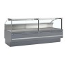Vitrina Frigorifica Profesionala Servire, 627L, Inox, Geam Anti-Aburire, 254.8x112x119cm, 0/+4°C
