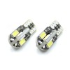 Set 2 becuri LED pentru iluminat interior/portbagaj Carguard, 3 W, 12 V, 240 lm, tip SMD, T10, Alb xenon