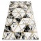 Exclusiv EMERALD covor 1020 glamour, stilat, marmură, triunghiurile negru / aur, 140x190 cm