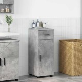 VidaXL Dulap de Baie cu sertar Gri beton 30 x 35 x 80 cm Lemn compozit
