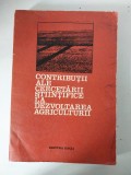 Contributii ale cercetarii stiintifice la dezvoltarea agriculturii, colectiv