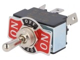 Comutator Basculant ON-OFF-ON 20A 12V
