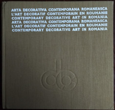 ARTA DECORATIVA CONTEMPORANA ROMANEASCA (1970) [LB. RO/FRA/ENG] foto