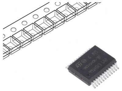 Power Switch High-Side 1A 4-Channel SMD PowerSSO24 foto