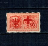 Ljubljana 1944, ocupatia germana - Crucea Rosie, supratipar pe Italia, Mi.No. 30 neuzat