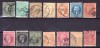Romania 1879 - 1882 Lot Carol I stampilate 14 valori, Regi, Stampilat