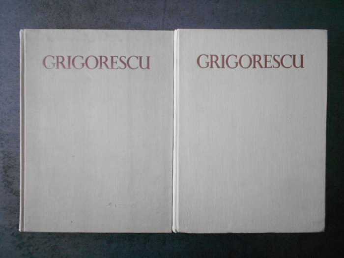 GEORGE OPRESCU - NICOLAE GRIGORESCU. ALBUM 2 volume (1961, editie bibliofila)