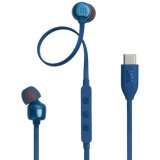 Casti cu fir, mufa type-c - jbl 310c - blue