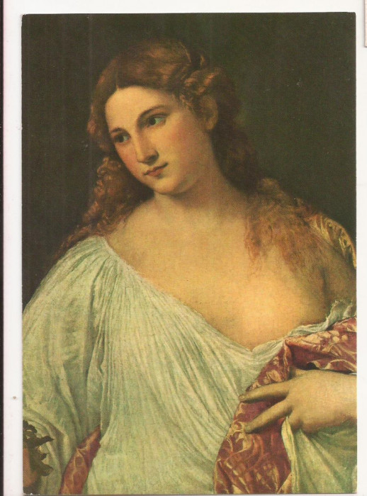 FA32-Carte Postala-ITALIA - Tiziano, Flora, necirculata