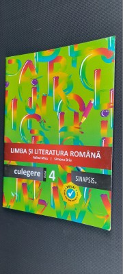 LIMBA SI LITERATURA ROMANA CLASA A IV A CULEGERE ADINA MICU SIMONA BRIE SINAPSIS foto