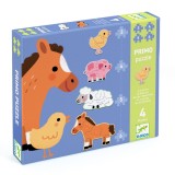Puzzle progresiv La ferma, Djeco