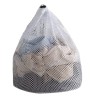 Sac pentru Protectie Haine si Lenjerie, din Material Textil Premium, Compatibil Masina de Spalat Rufe si Uscator Rufe, Alb, 40 x 50 cm, CBD CORAL BEST