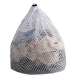 Sac pentru Protectie Haine si Lenjerie, din Material Textil Premium, Compatibil Masina de Spalat Rufe si Uscator Rufe, Alb, 30 x 40 cm, CBD CORAL BEST