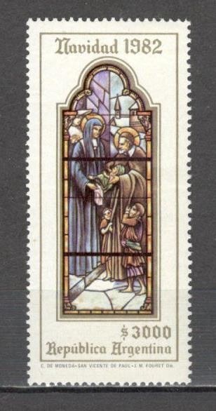 Argentina.1982 Nasterea Domnului-Vitraliu GA.49