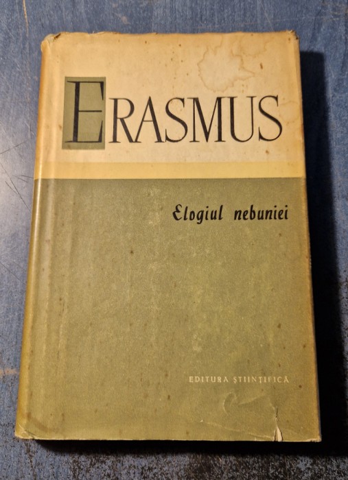 Elogiul nebuniei Erasmus