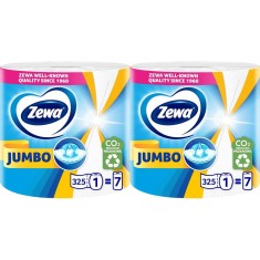 Pachet Prosoape de hartie Zewa Jumbo, 2 straturi, 2 role, 650 foi