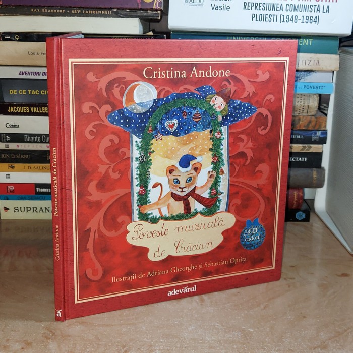 CRISTINA ANDONE - POVESTE MUZICALA DE CRACIUN , 2011 ( CONTINE CD ) *