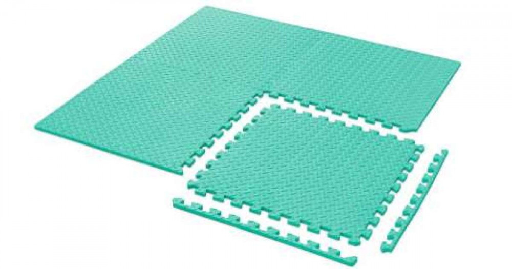 LittleONE by Pepita Puzzle cu burete Premium de dimensiuni mari 120x120cm  (4pcs 60x60cm) #green | Okazii.ro