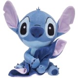 Jucarie din plus Stitch cu paturica, 20 cm, Barrado