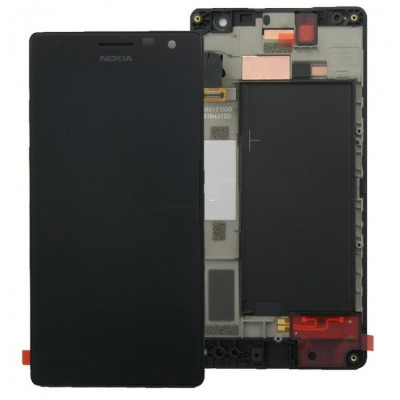Display touchscreen rama Nokia Lumia 730 negru foto