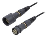 Patch Cord Fibră Optică Duplex Multimod Baionetă