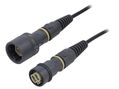 Patch Cord Fibră Optică Duplex Multimod Baionetă foto