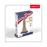 Cumpara ieftin PUZZLE 3D EMPIRE STATE BUILDING (NIVEL MEDIU 54 PIESE), CubicFun