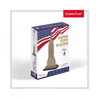 PUZZLE 3D EMPIRE STATE BUILDING (NIVEL MEDIU 54 PIESE) foto