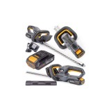 Foarfeca trimmer gard viu 45 cm cu acumulator, Powermat