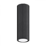 Lampă De Tavan Karbon Negru Din Aluminiu, 1 Bec Tub Minimalist De Interior