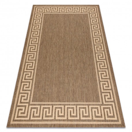 Covor sisal Floorlux 20014 coffe si mais, 80x150 cm