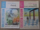 Lucian Blaga: Poezii, Teatru, Proza Autobiografica vol. 1-2 (1980, Albatros, Lyceum, Paperback)
