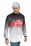 BLUZA FOX RAGE PERFORMANCE LONG SLEEVE SHIRT BLACK/GREY MAR XXL