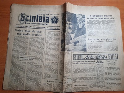 scanteia 17 noiembrie 1961-drumurile maramuresului,agricultura in regiuneaa cluj foto