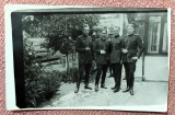 Carte postala veche &ndash; fotografie militari interbelici, uniforma, cca. 1920&ndash;1935