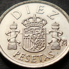 Moneda 10 PESETAS - SPANIA, anul 1984 * cod 4582 = UNC