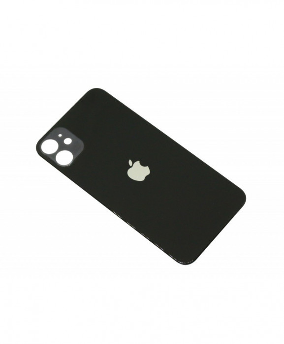 Capac Baterie Apple iPhone 11 Negru, cu gaura pentru camera mare