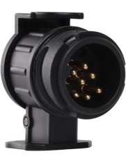 Adaptor priza pentru remorca auto, plastic, negru, 13/7 pini, CarFace