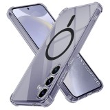 Husa Samsung Galaxy S24 Plus Asteroid GSM Shockproof Clear Silicone MagSafe, fumuriu