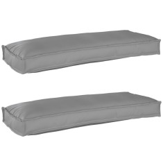 vidaXL Set de perne pentru palet 2 pcs Gri 100 x 40 x 8 cm