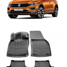 Set Covorase Auto Cauciuc dedicate Volkswagen T-Roc (2017-2023)