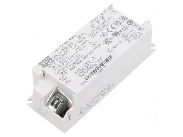 Alimentator LED 40W 24VDC 0&divide;1,7A 100&divide;305VAC OUT: 1 - Alimentator LED de calitate superioară