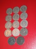 Lot 14 monede Germania:5 pfennig 1875 A,1876 D,1890 F,1902+1903+1905 A,1906+1908 D,1909A,1910 D,1914+1917 A,1918 D,1921[poze]Discount 10-20%.Descriere