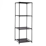 Etajera modulara 3 compartimente 35x35x102 cm Home Negru, ConceptSeller