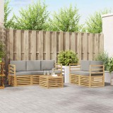 vidaXL Seturi de canapele Lemn Solid de Acacia 3391376