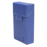 Husa albastra din piele pentru pachet de tigari P20 Breckner Germany