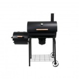 Gratar gradina cu grill pe carbune si afumatoare Lund XXL, suprafata gratar 64x37cm