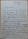 Scrisoare S. Luchian catre Cecilia Vasilescu, transcrisa olograf de Laura Cocea
