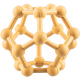 Zopa Silicone Teether Atom jucărie pentru dentiție Mustard Yellow 1 buc