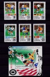 Cumpara ieftin RO 1994 ,LP 1344+1345 ,&quot;C.M Fotbal S.U.A.&quot; . serie + colita 290 ,MNH, Nestampilat